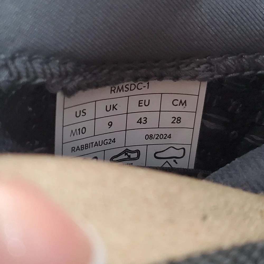 Rabbit‎ Dream Chaser Mens Shoes Sz 10 M Athletic Running Black Lace Up Sneakers